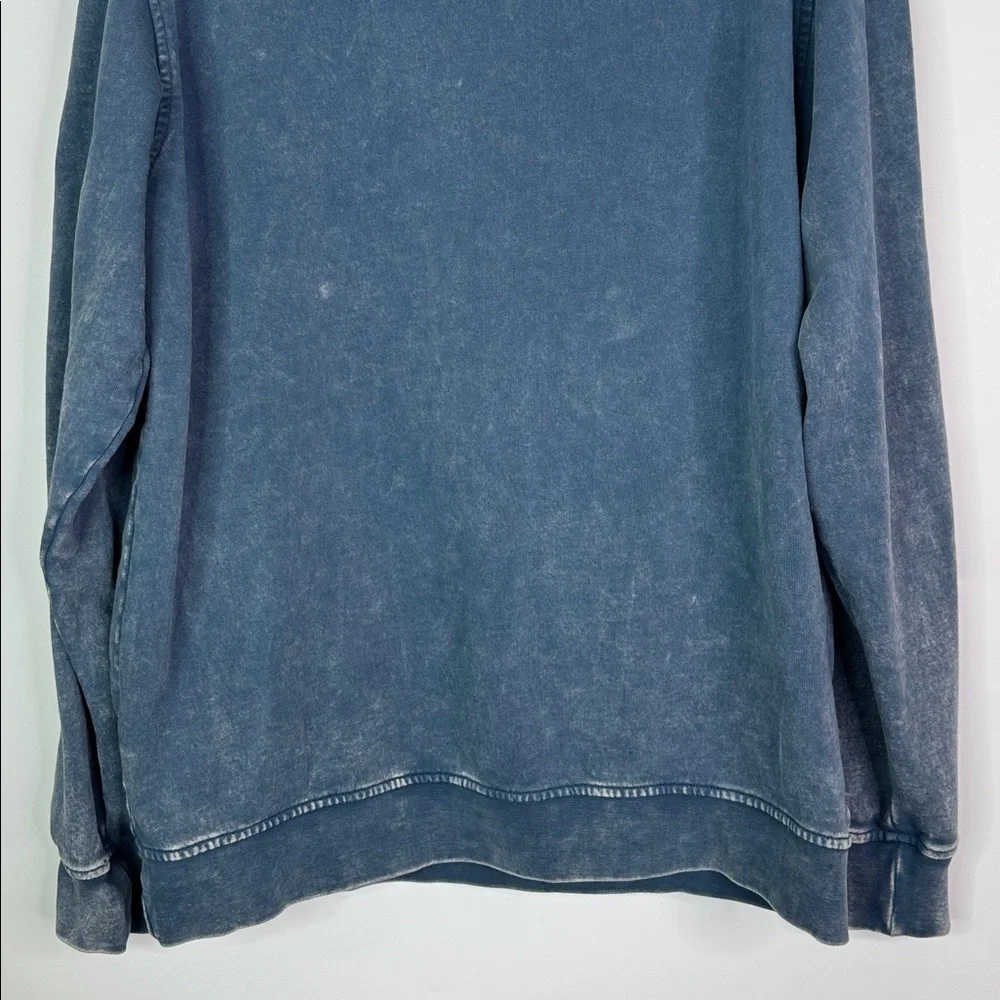 Kimes Ranch Blue Yoakam Quarter Zip Pullover Sweatshirt Large